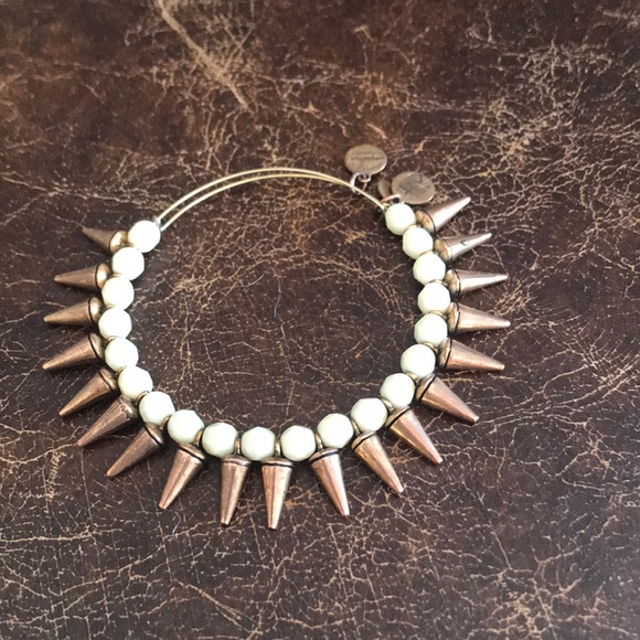 Alex and Ani gold spike bracelet - Picture 1 of 2